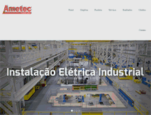 Tablet Screenshot of ametec.com.br